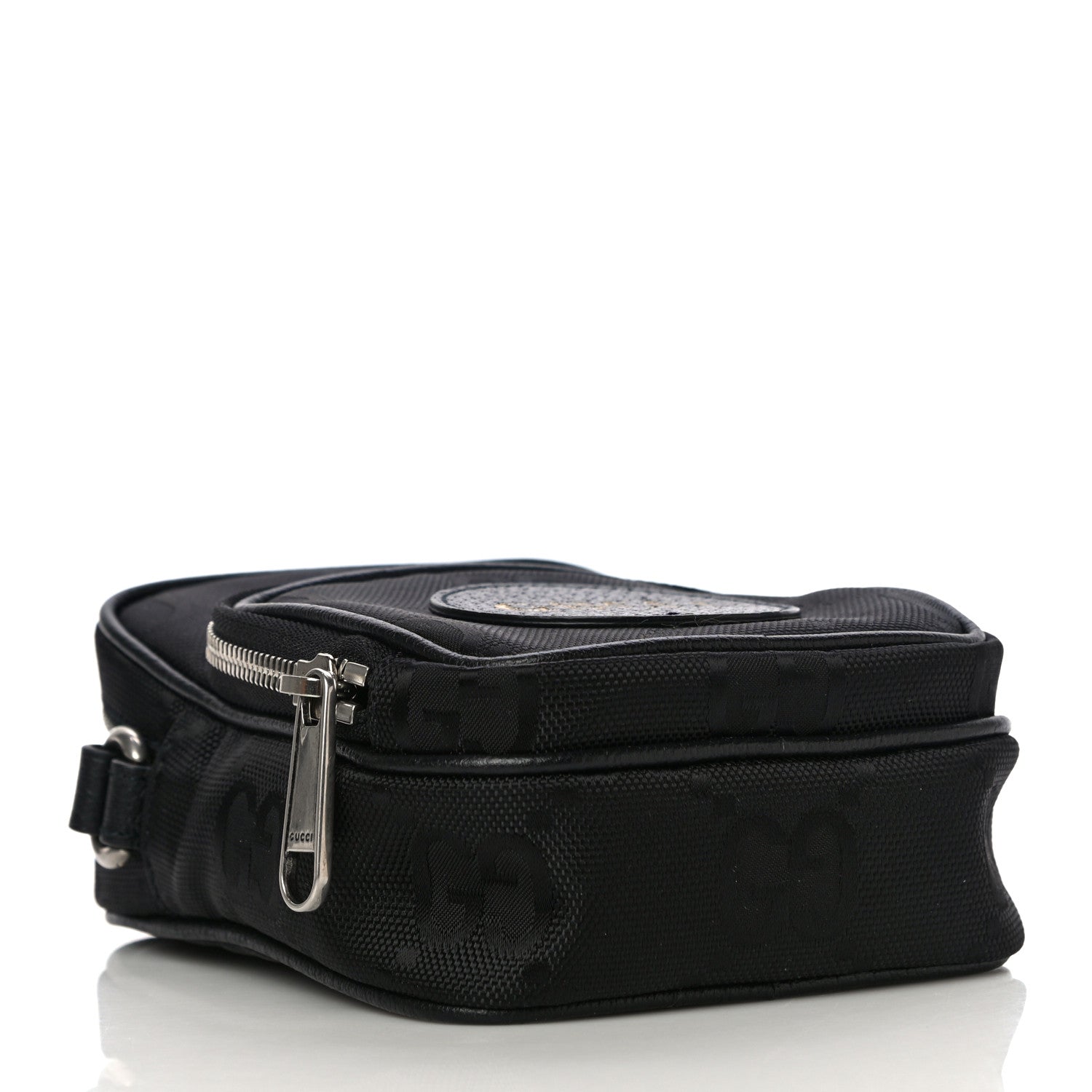 Gucci Econyl Nylon Monogram Off The Grid Shoulder Bag Black 4 of 11