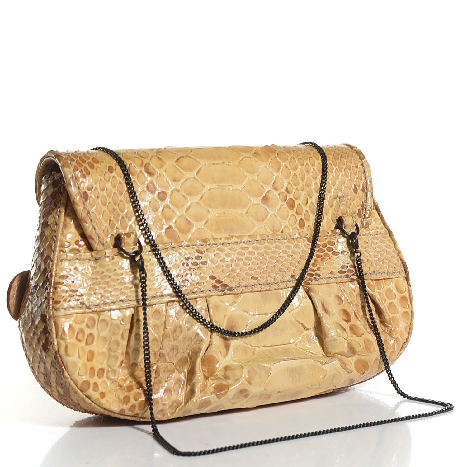 Fendi Python Mini B Clutch 3 of 8