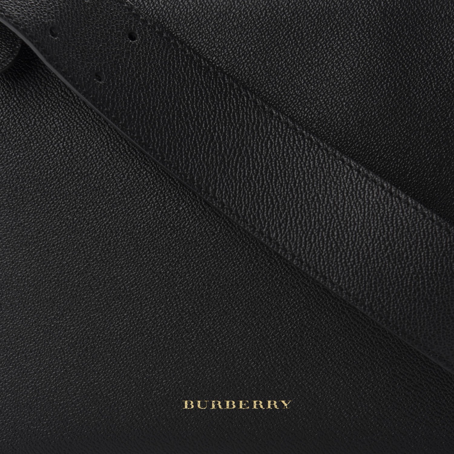 Burberry Soft Grain Calfskin House Check Small Helmsley Crossbody Black 10 of 10