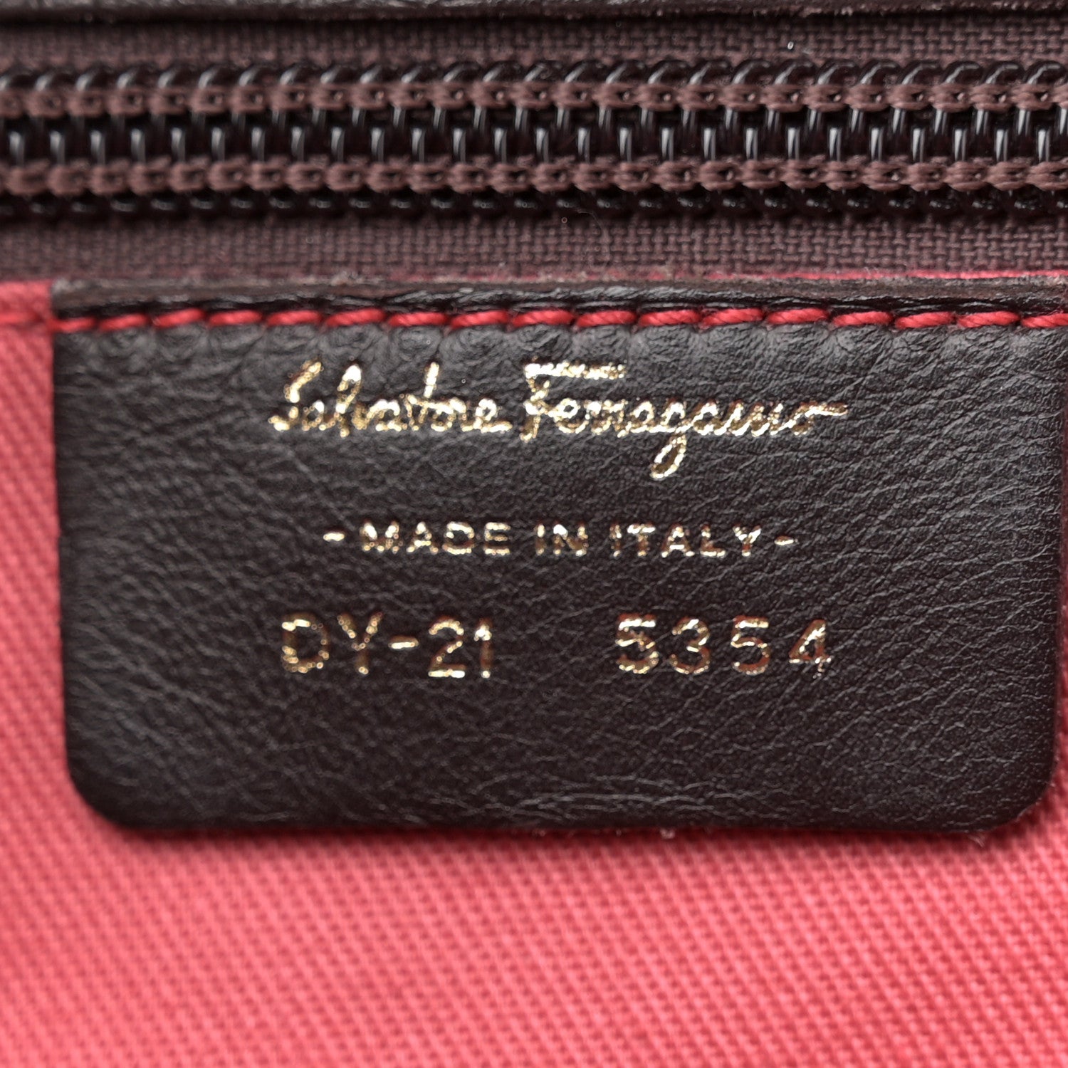 Salvatore Ferragamo Calfskin Gancini Top Handle Satchel Brown 6 of 12