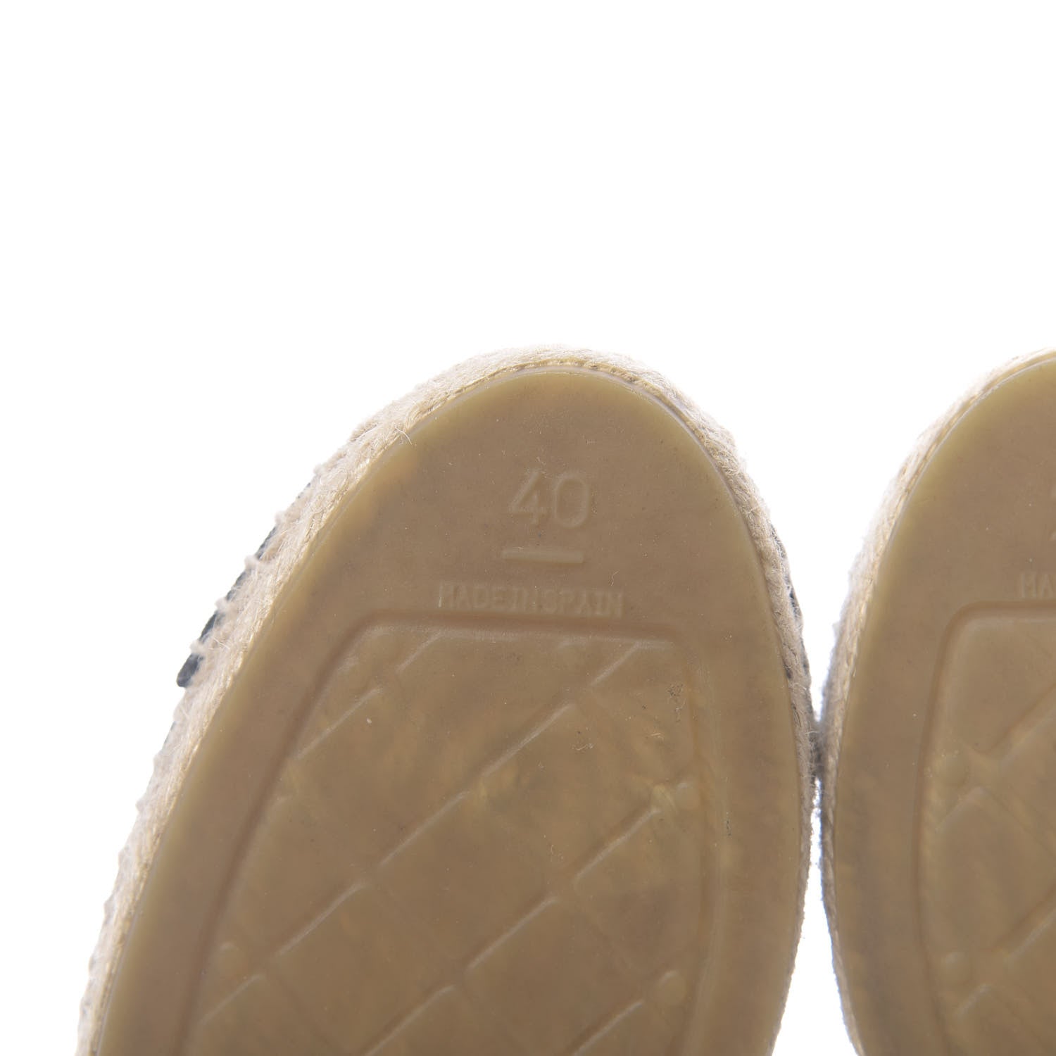 Chanel Mesh Grosgrain CC Espadrilles 40 Black 6 of 8