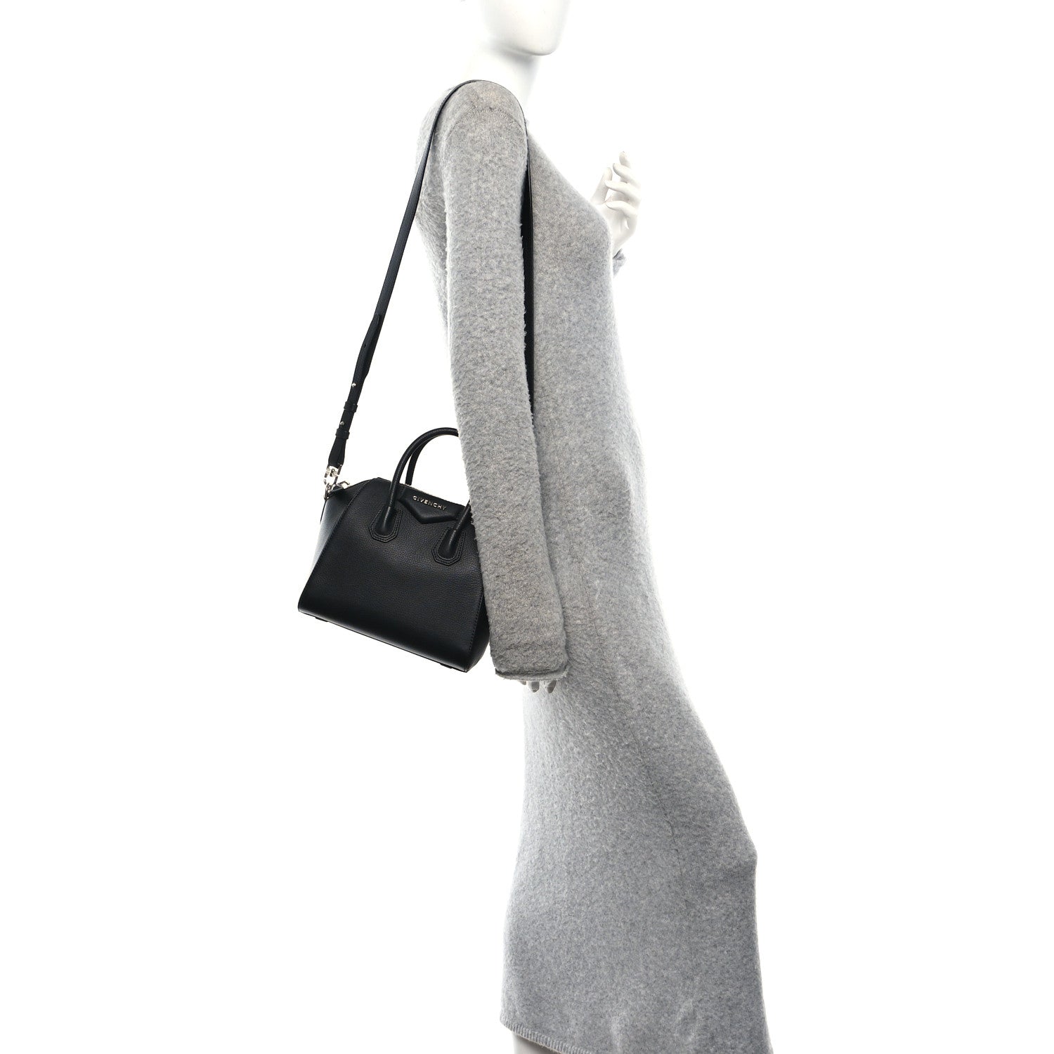 Givenchy Sugar Goatskin Mini Antigona Black 2 of 10