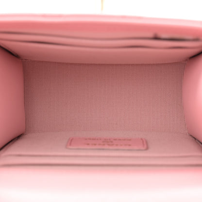 Chanel Lambskin Quilted Mini Trendy CC Clutch With Chain Pink 5 of 11