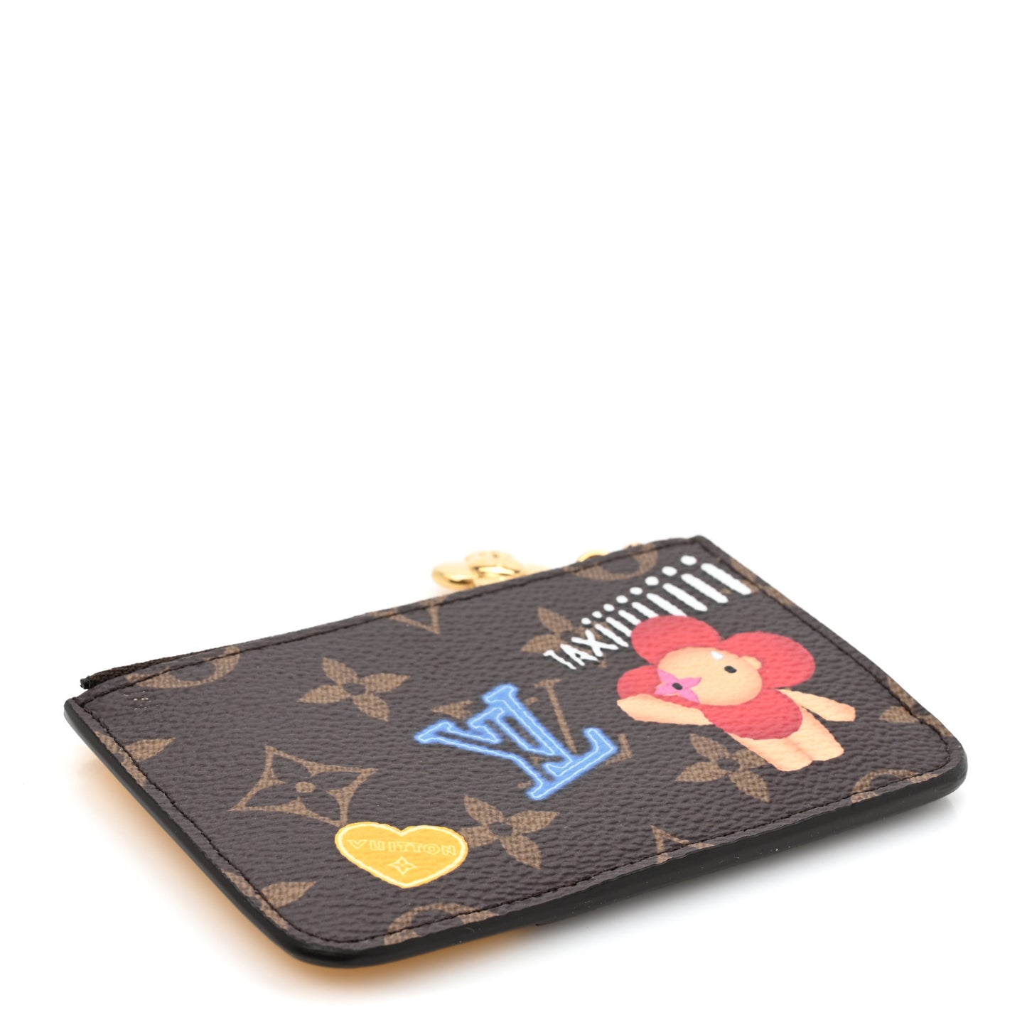 Monogram 57th Street NYC Zipped Romy Card Holder Yellow Cab