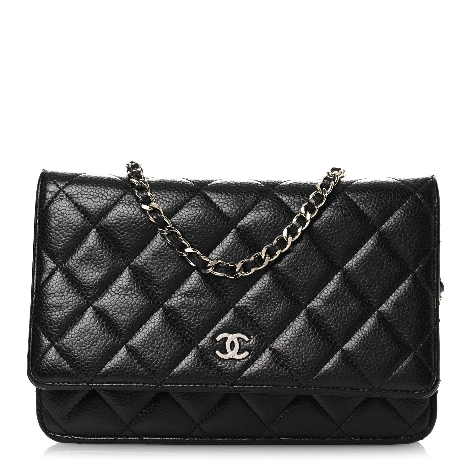 Chanel Caviar Quilted Wallet On Chain WOC Black 1 of 14