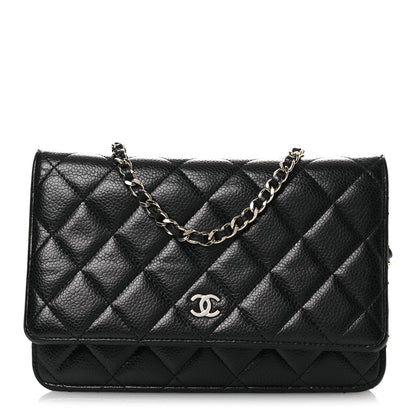Chanel Caviar Quilted Wallet On Chain WOC Black 1 of 14