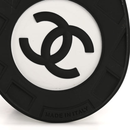 Chanel Nylon Suede Kidskin Calfskin Logo Sneakers 38 Dark Navy Blue Navy Blue Black 7 of 10