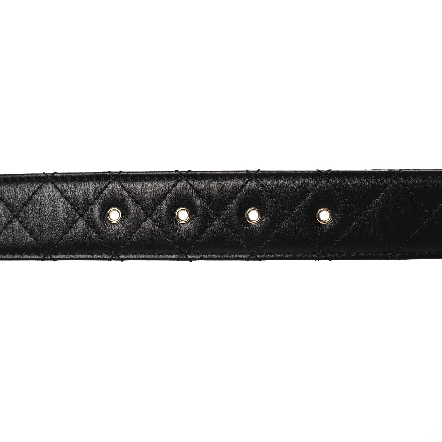 Chanel Calfskin Quilted CC Chain Belt 70 28 Black 3 of 6