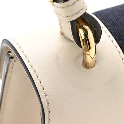 Gucci Calfskin Mini Sylvie Top Handle Bag White 19 of 19
