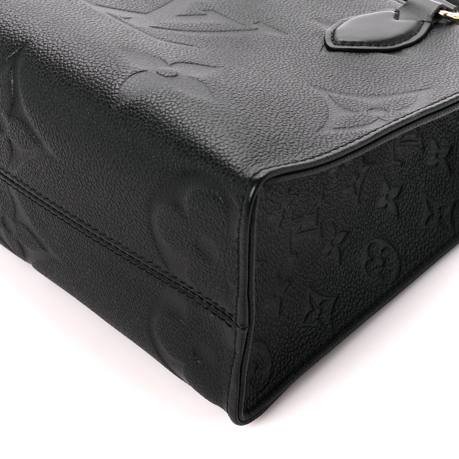 Louis Vuitton Empreinte Monogram Giant Onthego PM Black 10 of 10