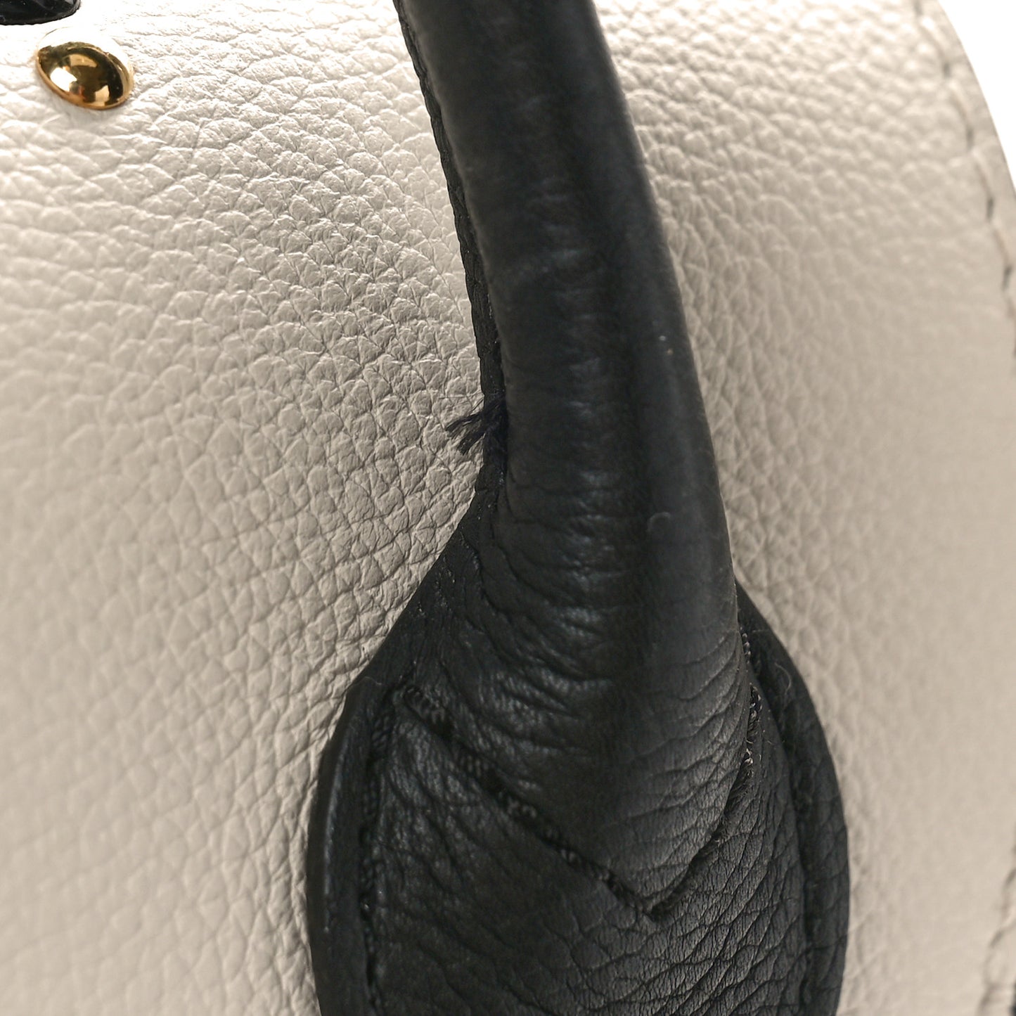 Calfskin Mechanical Flowers Lockme Backpack Black White