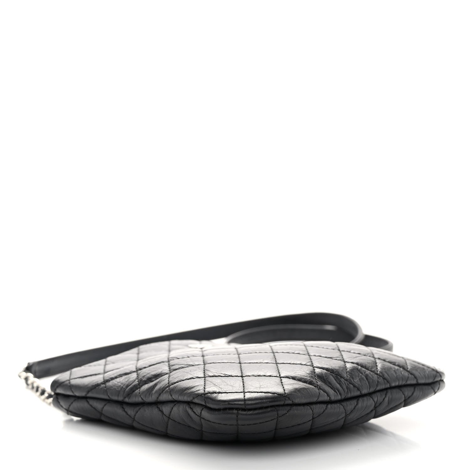 Chanel Aged Calfskin Quilted Crossbody Bag Black 4 of 10