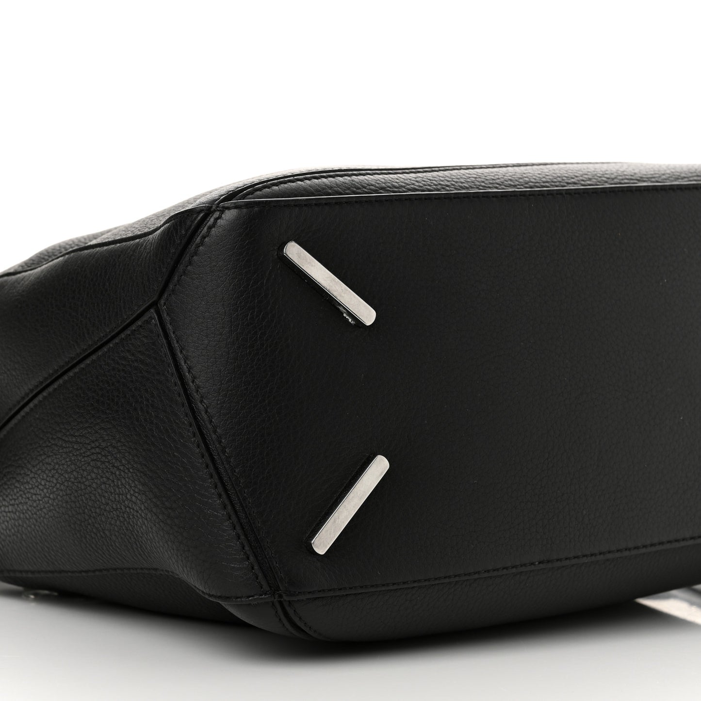 Calfskin Medium Puzzle Bag Black