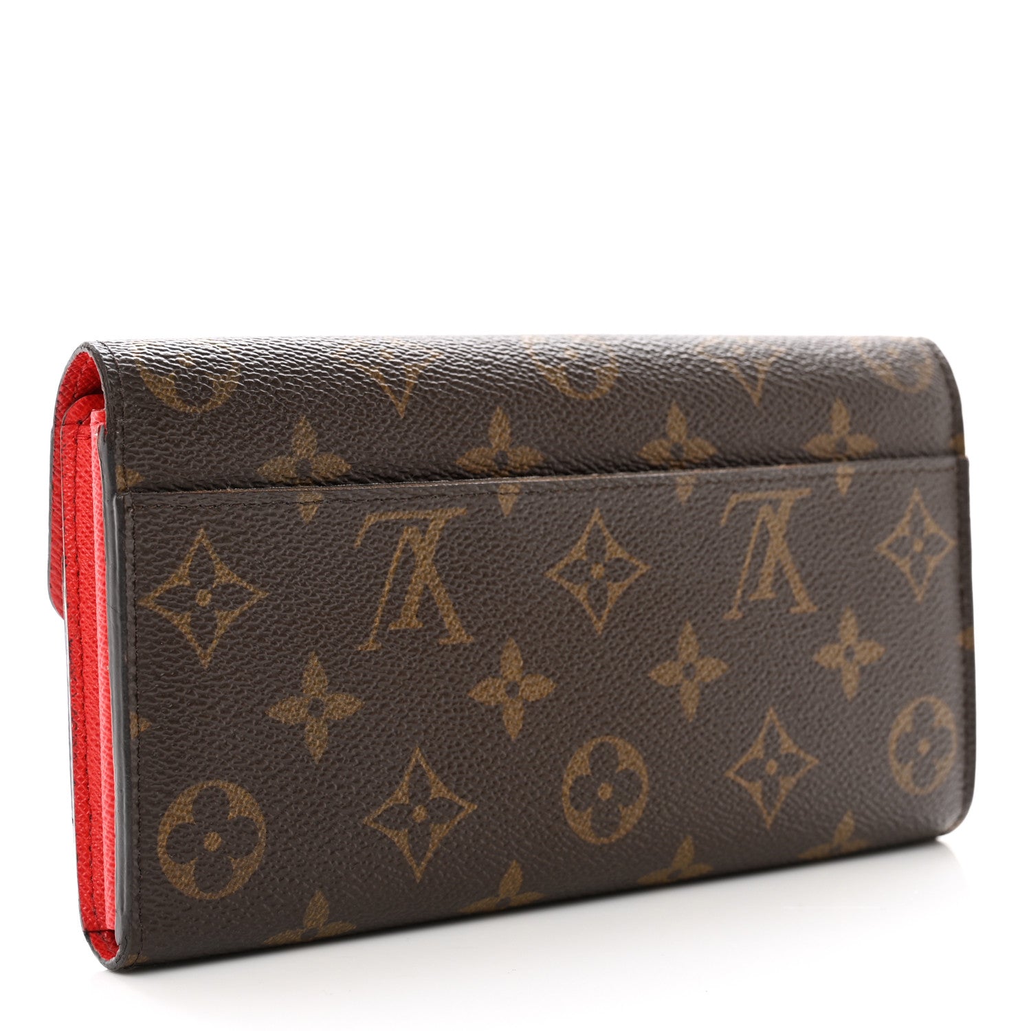 Louis Vuitton Monogram Sarah Wallet NM Coquelicot 3 of 6