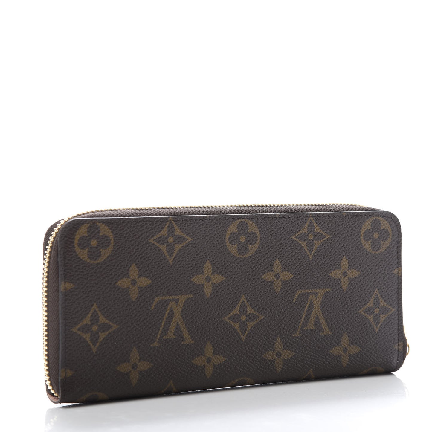 Monogram Clemence Wallet Rose Ballerine
