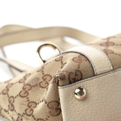 Gucci Monogram Small Abbey Tote Off White 10 of 23