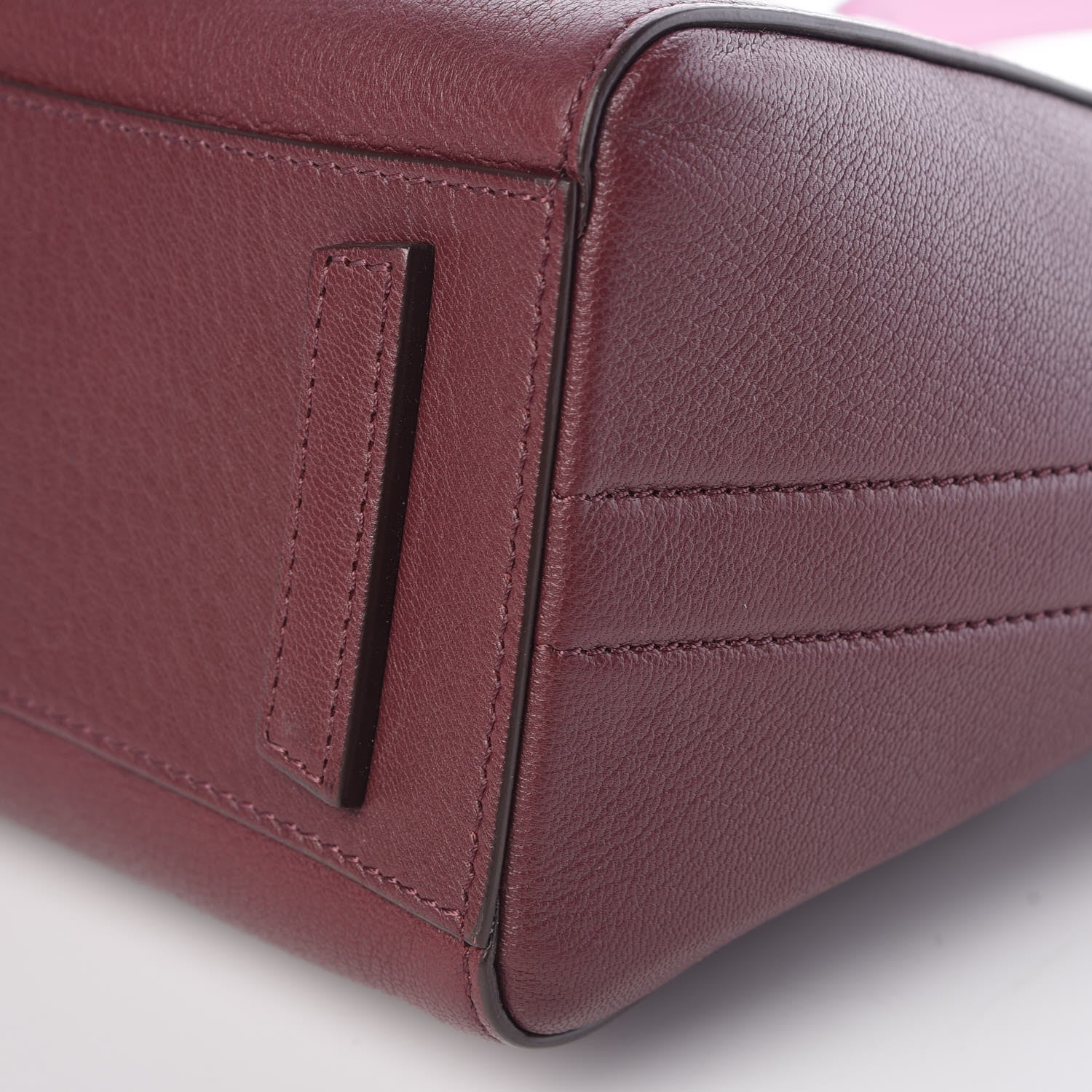 Givenchy Sugar Goatskin Mini Tri-Color Antigona Burgundy Pink White 10 of 10