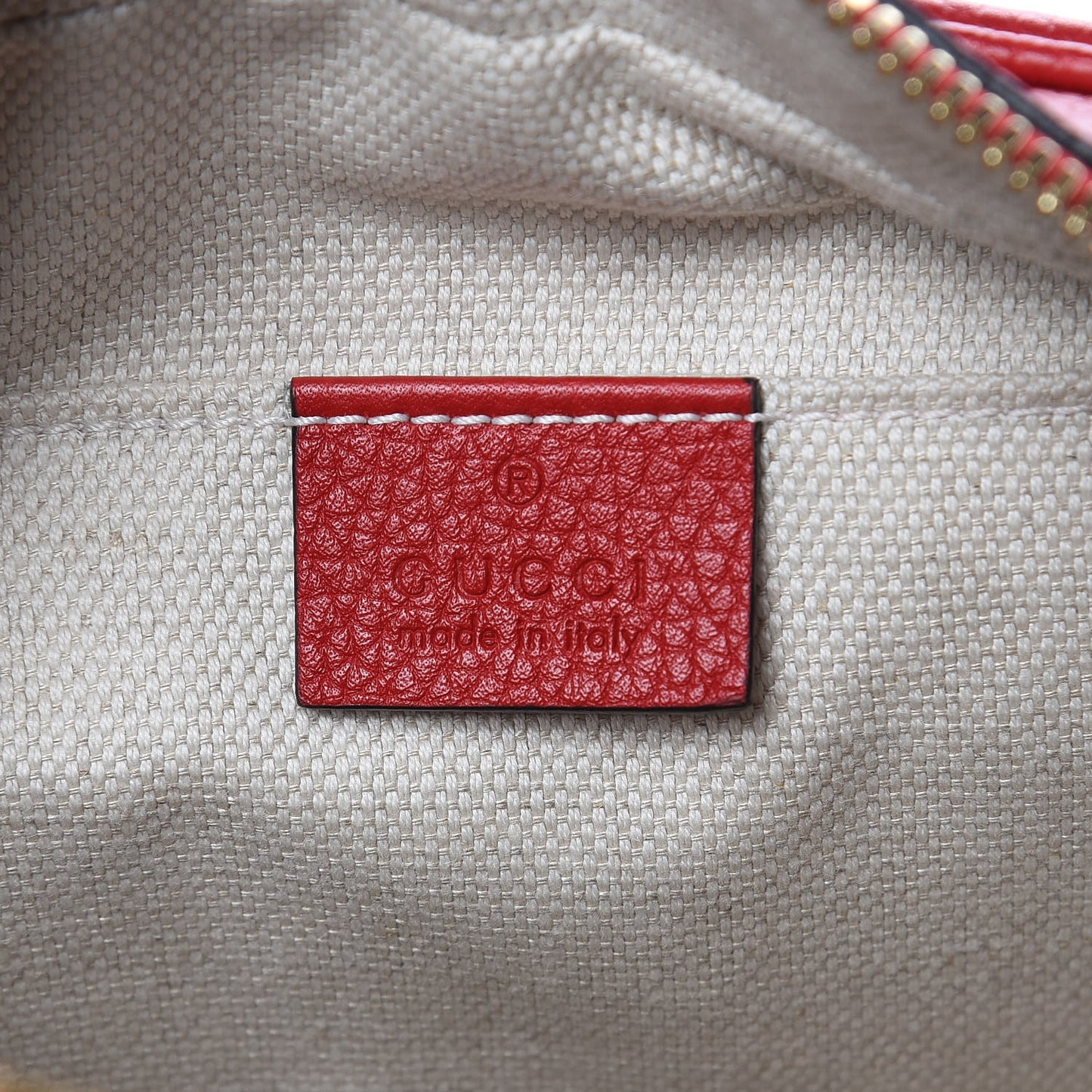 Pebbled Calfskin Small Soho Disco Bag Tabasco Red