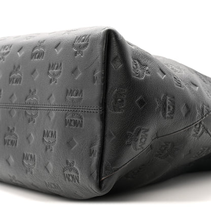 MCM Calfskin Ottomar Large Klara Hobo Black 10 of 14