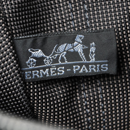 Hermes Canvas Herline Backpack Grey 6 of 7