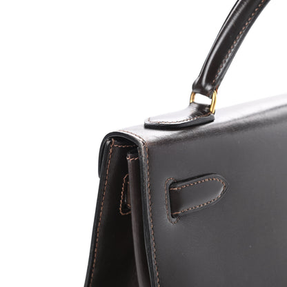 Hermes Box Kelly Sellier 32 Chocolate 22 of 24