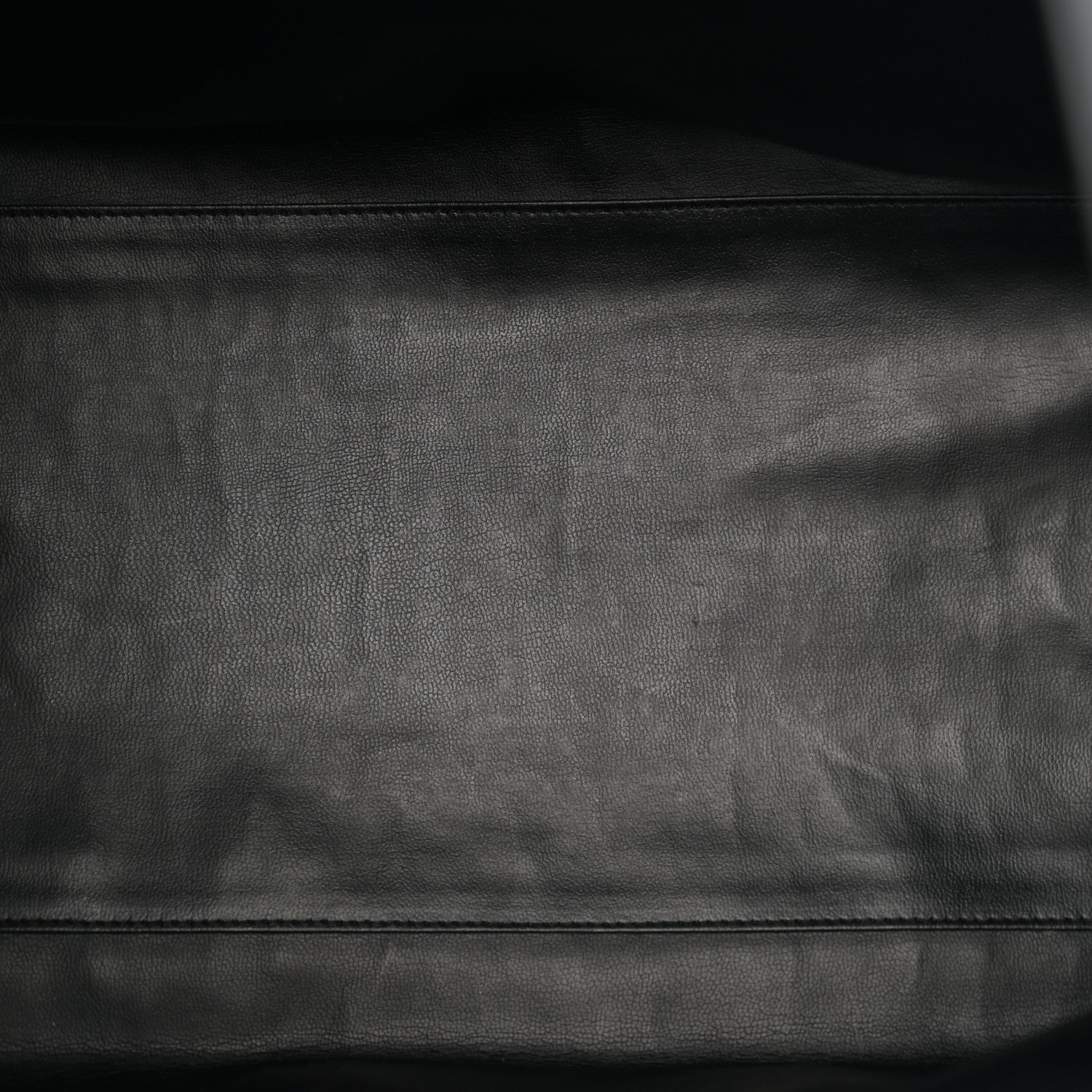 Chanel Calfskin Stitched XL Weekender Black 6 of 15