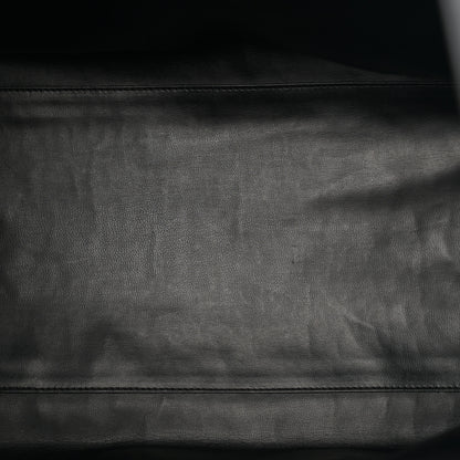 Chanel Calfskin Stitched XL Weekender Black 6 of 15
