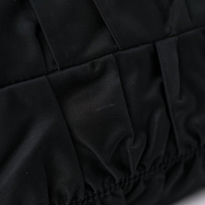Prada Tessuto Nylon Gaufre Drawstring Tote Black 12 of 14