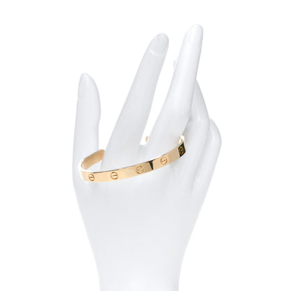 Cartier 18K Yellow Gold LOVE Cuff Bracelet 18 2 of 6