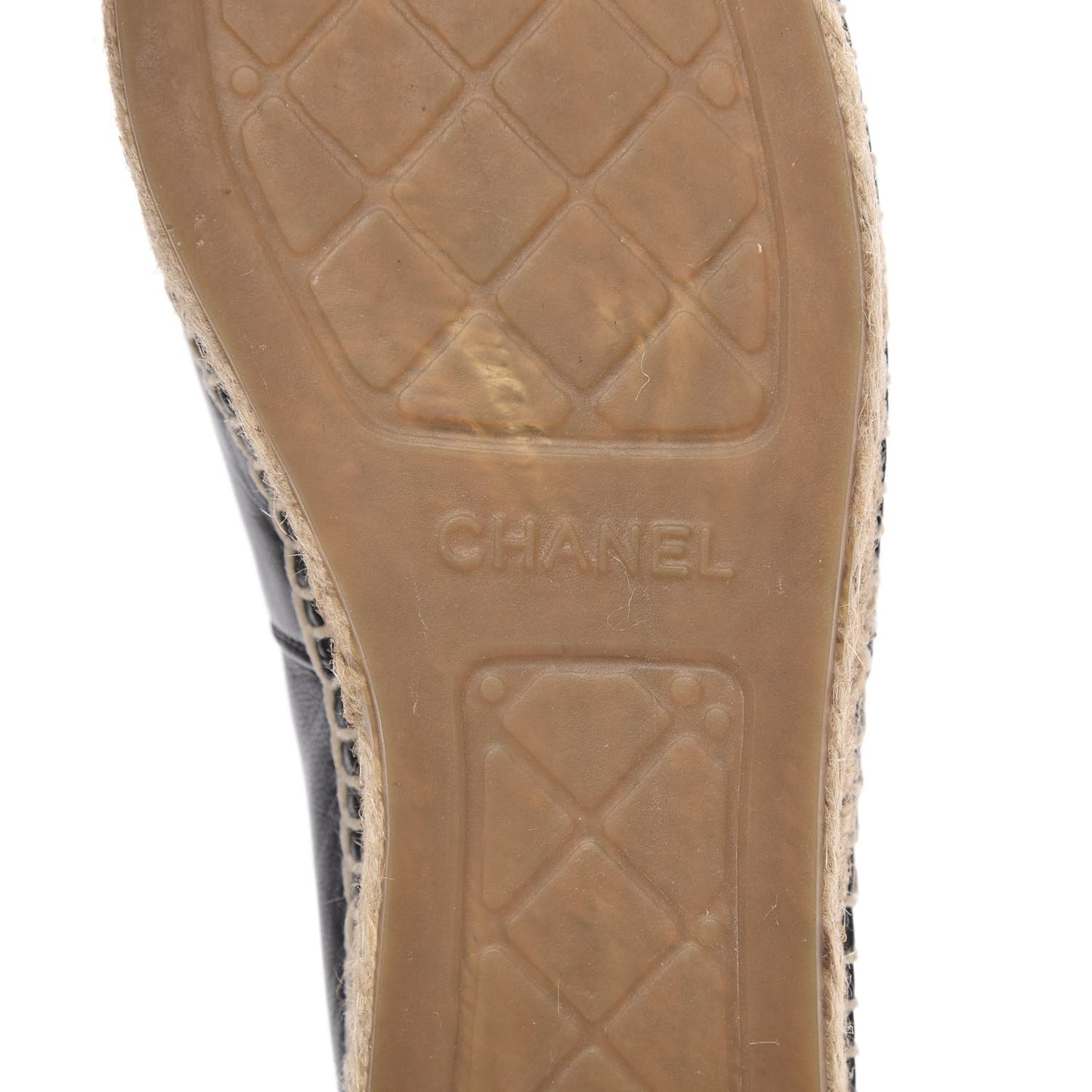 Lambskin CC Espadrilles 40 Black