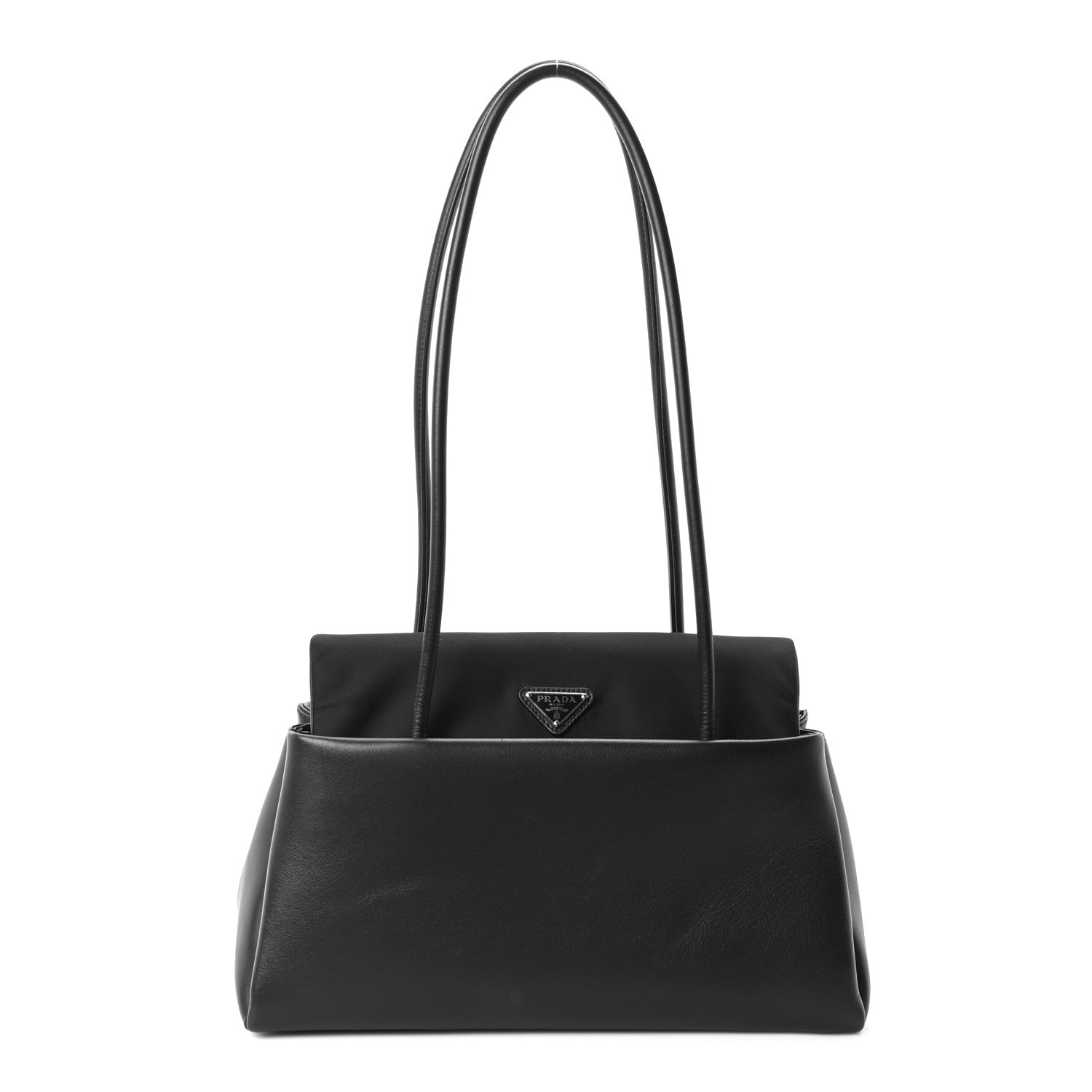 Prada Nappa Re-Nylon Medium Passage Bag Black 1 of 10