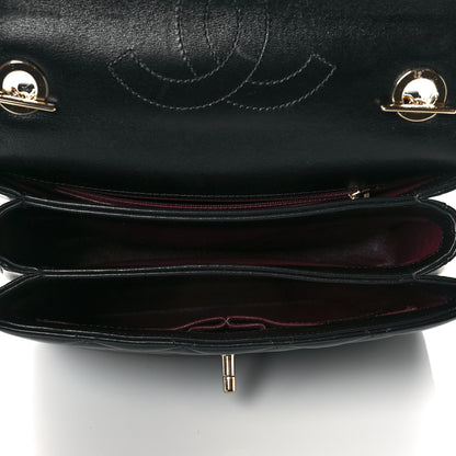 Chanel Lambskin Quilted Small Trendy CC Dual Handle Flap Bag Black 5 of 10