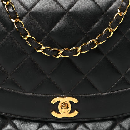 Chanel Lambskin Quilted Medium Single Flap Black 8 of 10