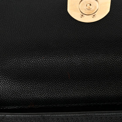 Chanel Caviar Quilted Chain Match Top Handle Phone Holder With Chain Black 11 of 15