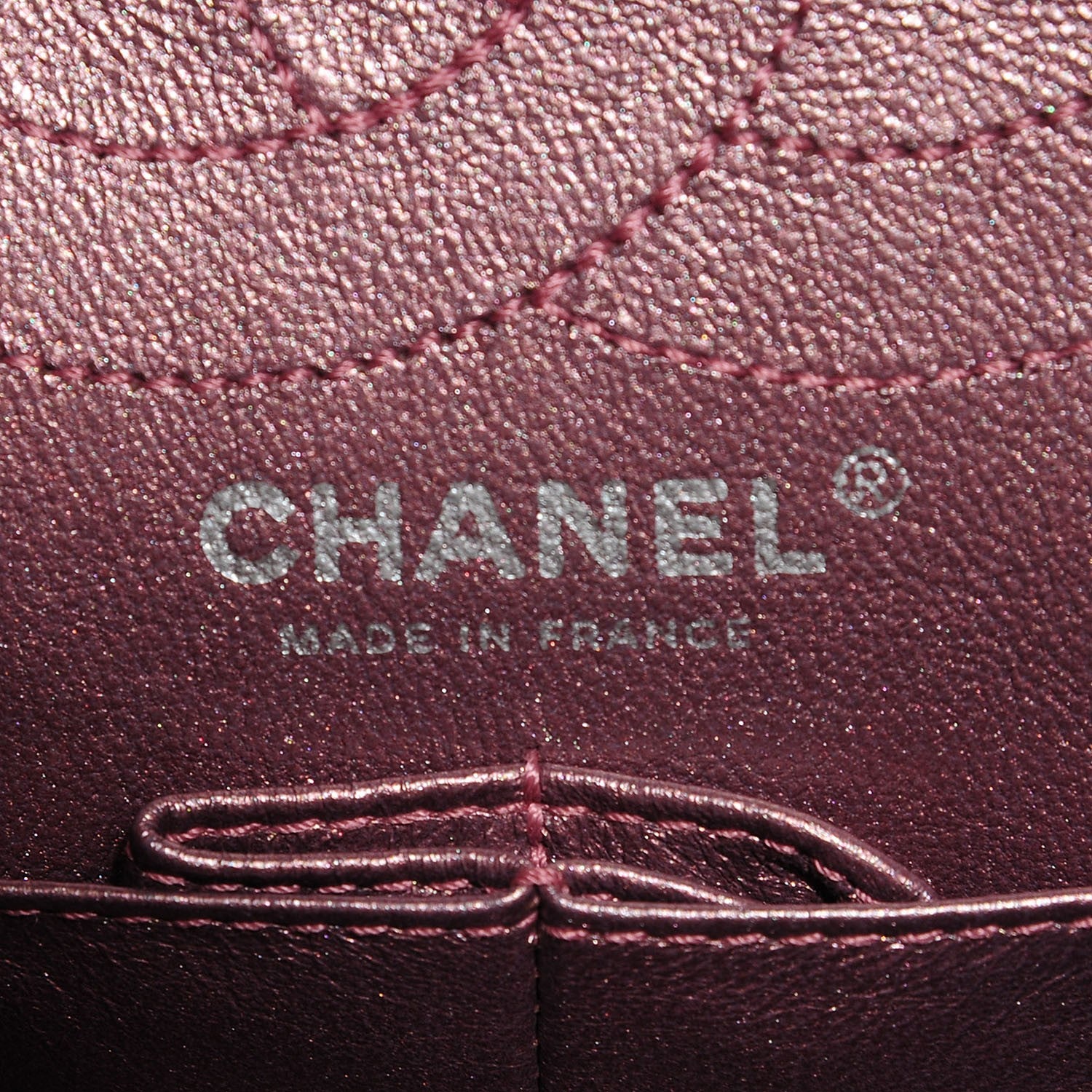Chanel Metallic Aged Calfskin Quilted 2.55 Reissue 226 Flap Rose Fonce 7 of 8