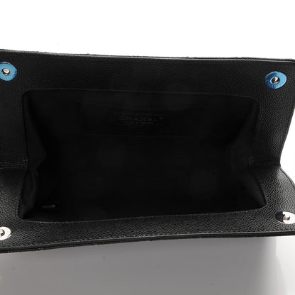 Chanel Caviar Quilted CC Large Clutch Black 5 of 7