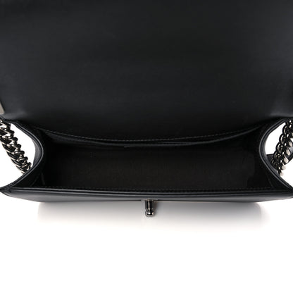 Chanel Calfskin Pearl Tweed Medium Boy Flap Black 5 of 12