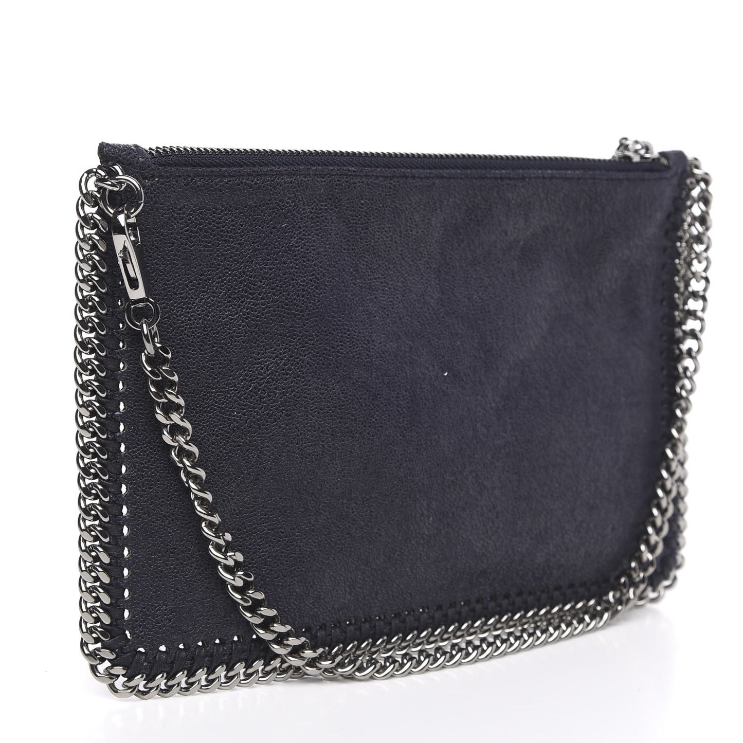 Shaggy Deer Falabella Clutch Navy