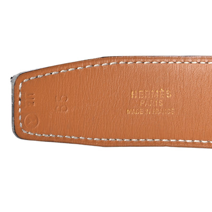 Hermes Box 32mm Belt Strap 65 Black Gold 3 of 10