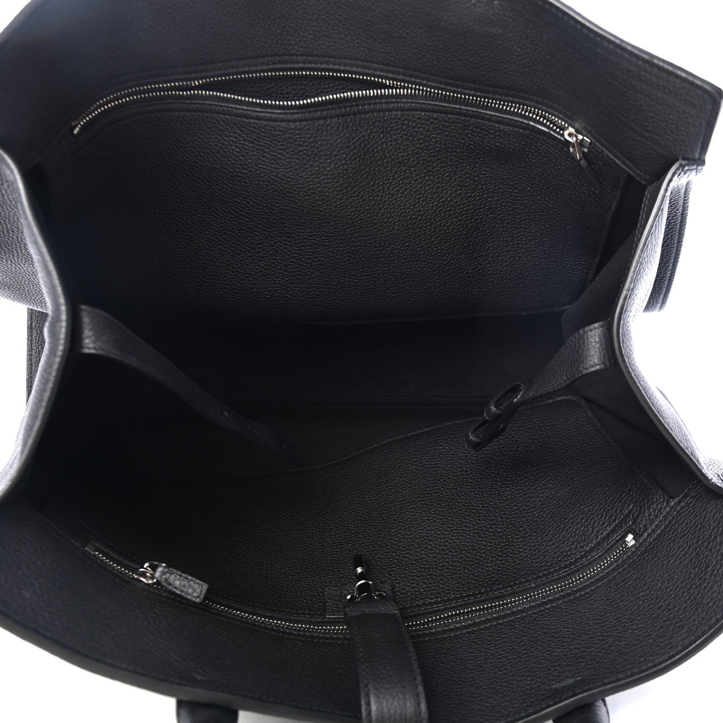 Soft Calfskin Medium Jackie Top Handle Bag Black