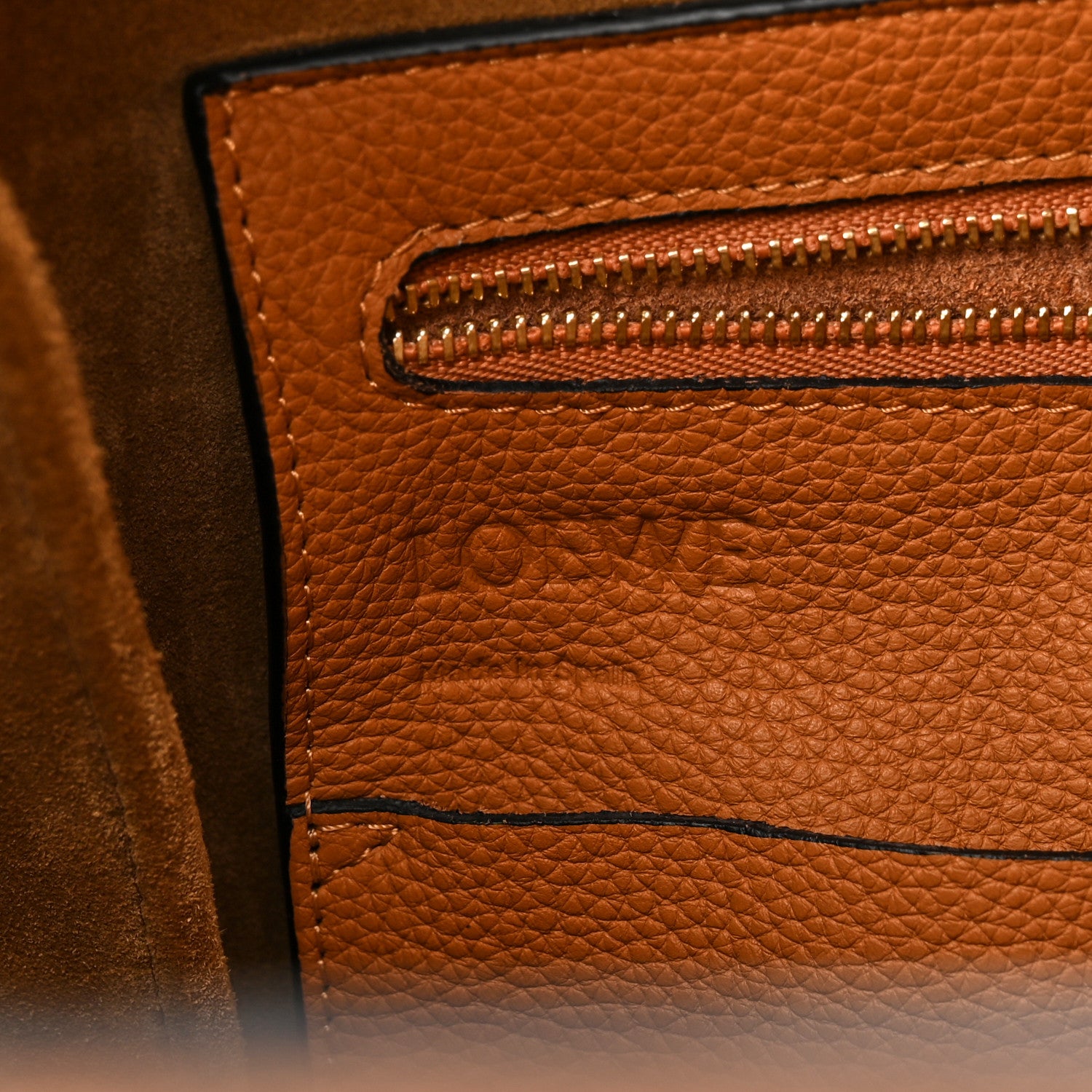 Loewe Calfskin Small Flamenco Knot Bag Caramel 6 of 9