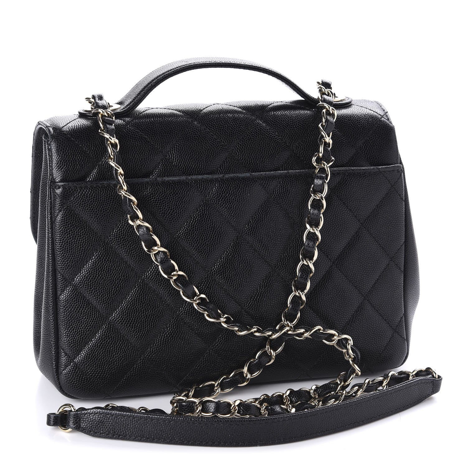 Chanel Caviar Quilted Medium Business Affinity Flap Black 3 of 11