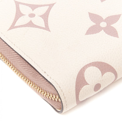 Louis Vuitton Empreinte Monogram Giant Zippy Wallet Creme Bois De Rose 6 of 9