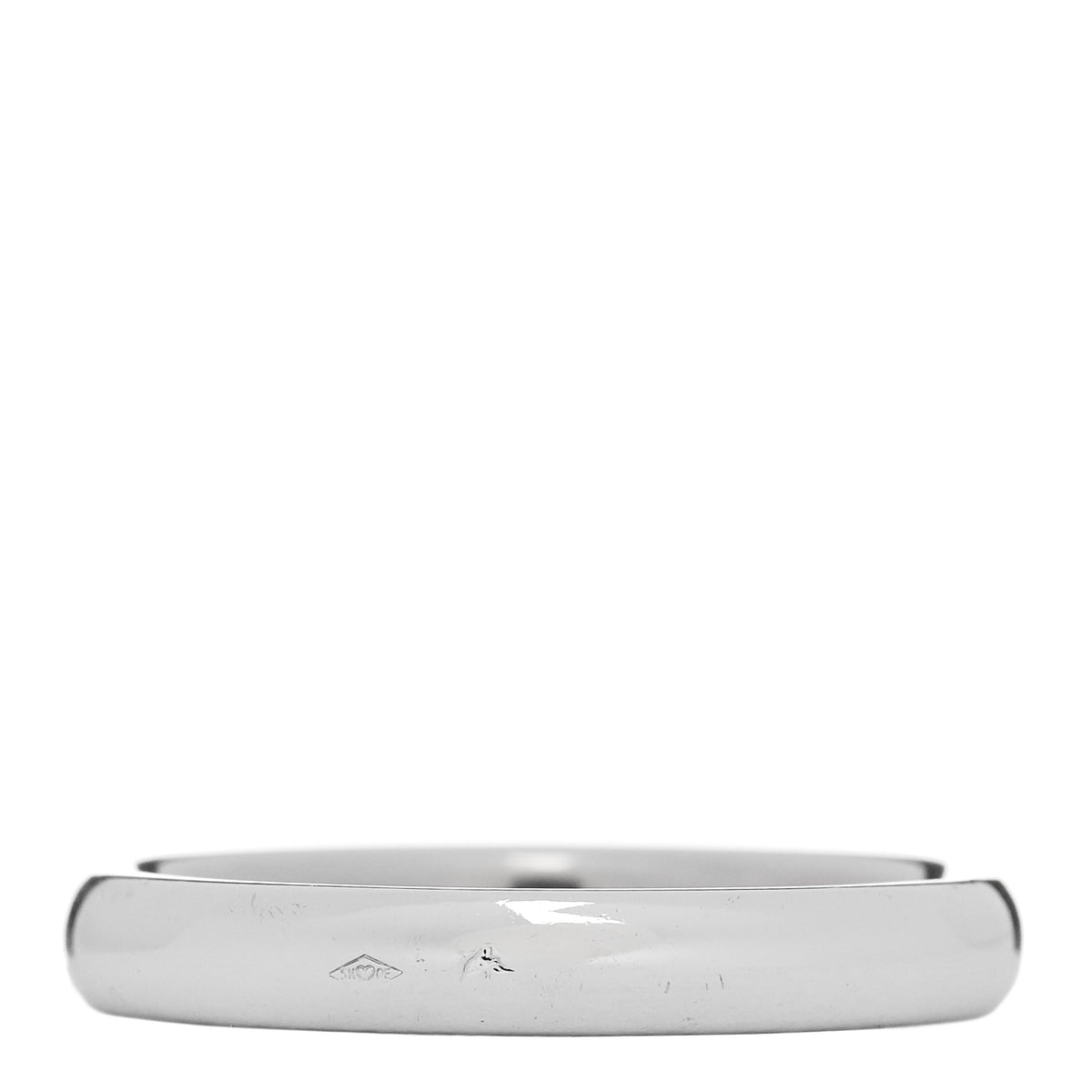Van Cleef & Arpels Platinum Tendrement Signature Wedding Band Ring 54 6.75 3 of 5