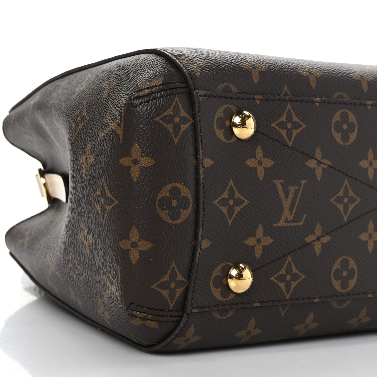 Louis Vuitton Monogram Braided Montaigne MM Creme Beige 8 of 9