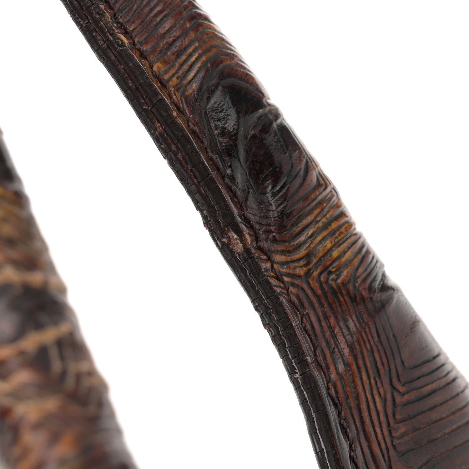 Fendi Zucca Nappa Nuvolata Vitello Tortuga Spy Tobacco Moro 14 of 18