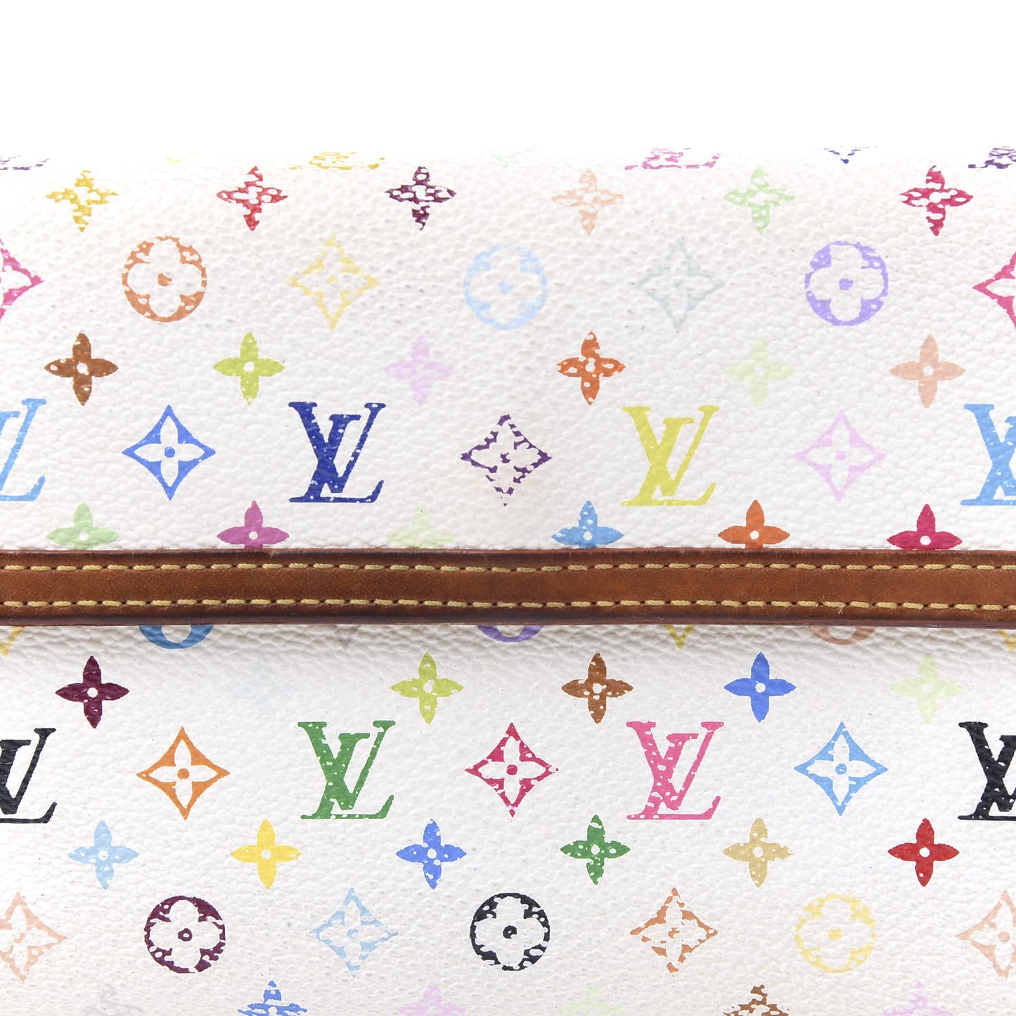 Monogram Multicolor Porte Tresor International Wallet White