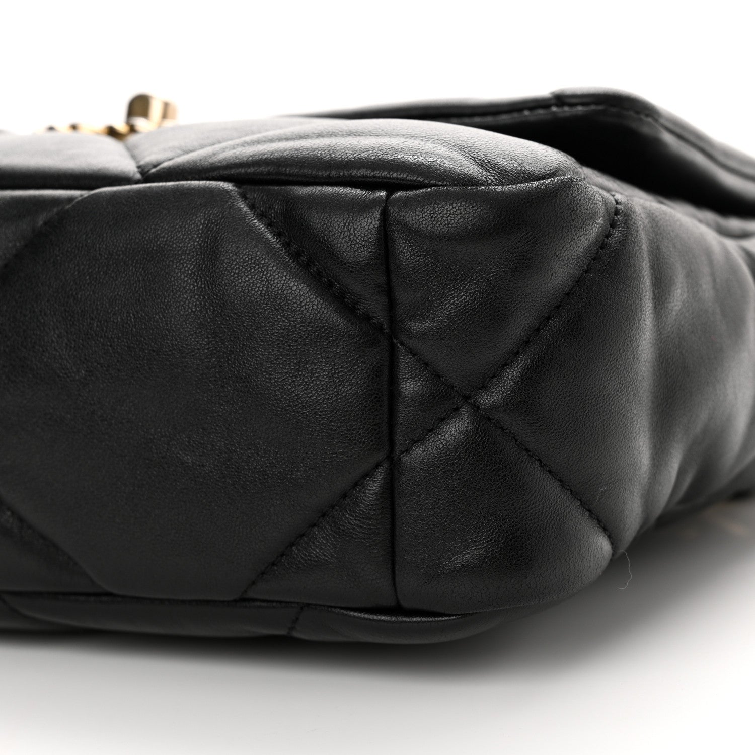Chanel Lambskin Quilted Medium Chanel 19 Flap Black 10 of 15