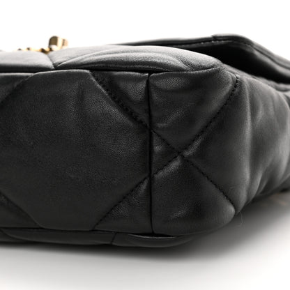 Chanel Lambskin Quilted Medium Chanel 19 Flap Black 10 of 15