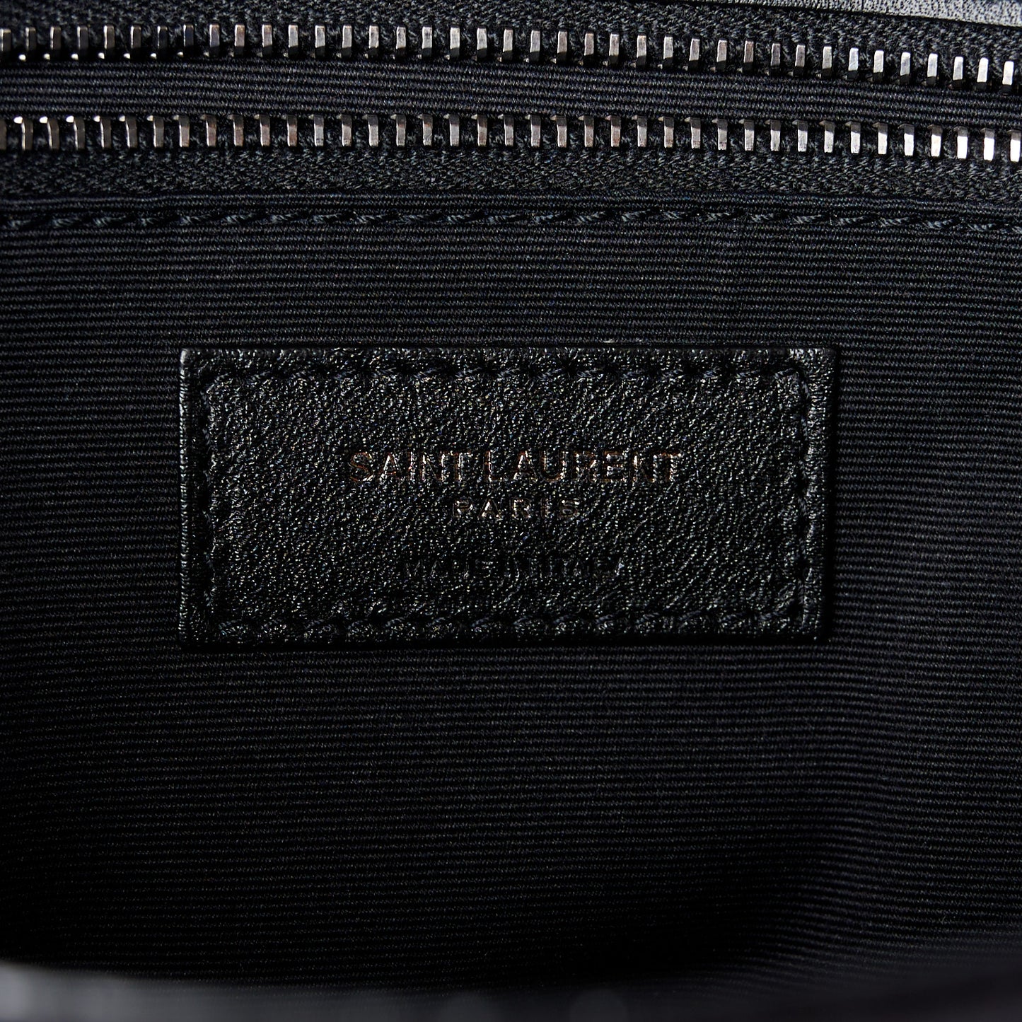 Suede Monogram Medium Niki Chain Satchel Black